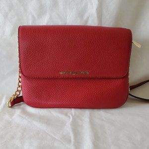 Michael Kors 32T5GBFC7L Bedford Shoulder/Crossbody Bag Cherry